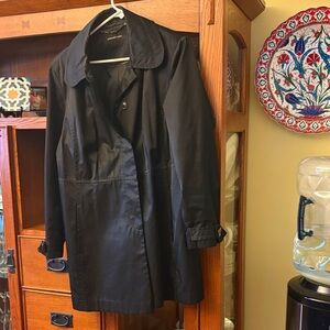 Jones New York Black Trench Coat